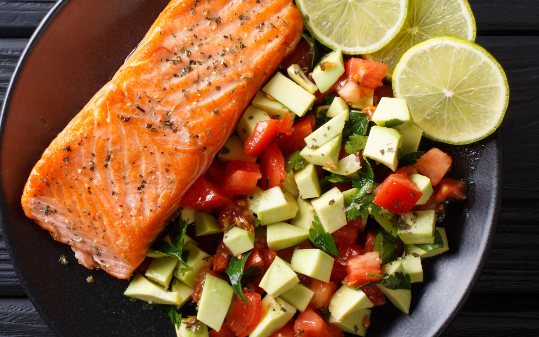 lachs mit Avocado