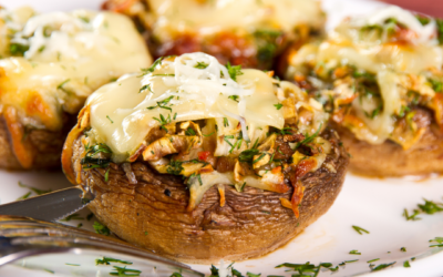 Käse-gefüllte Champignons – Perfekt als Low-Carb-Snack