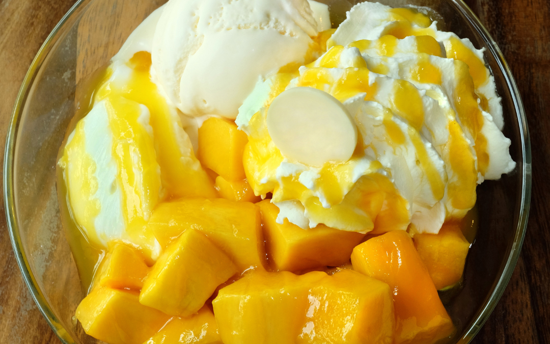 Mango-Kokos-Eis (Ohne Eismaschine)