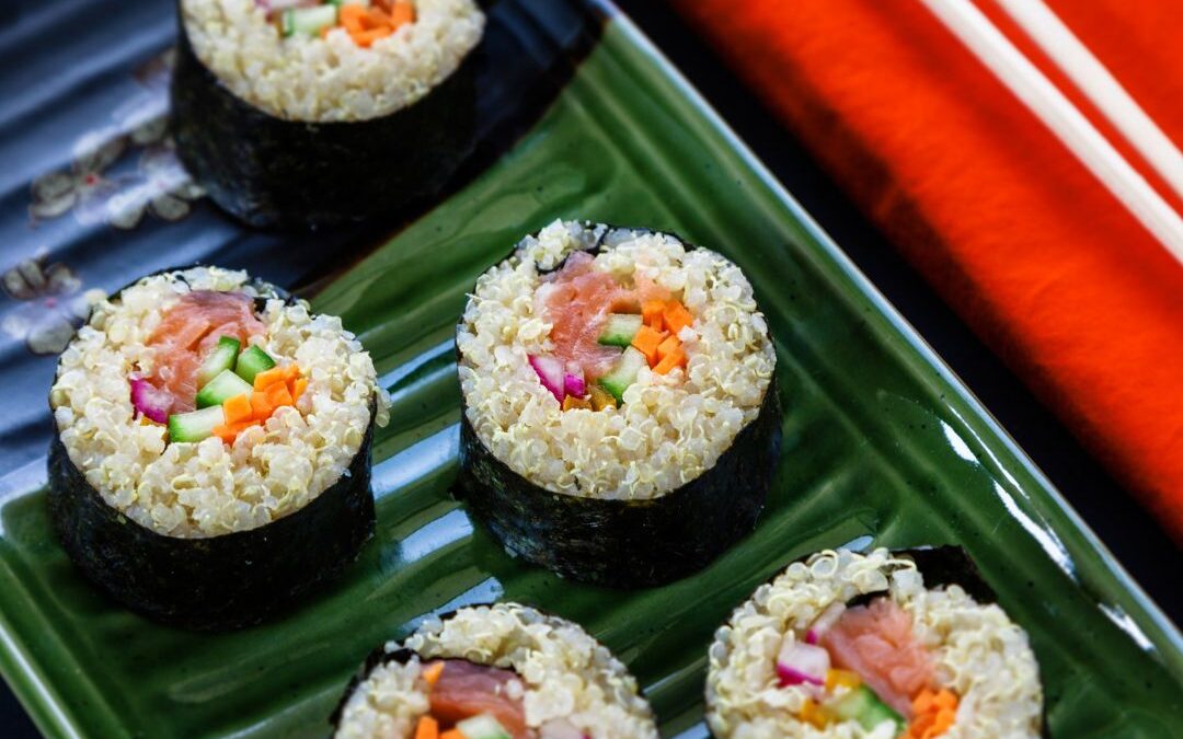 Figurbewusste Quinoa-Sushi-Rollen