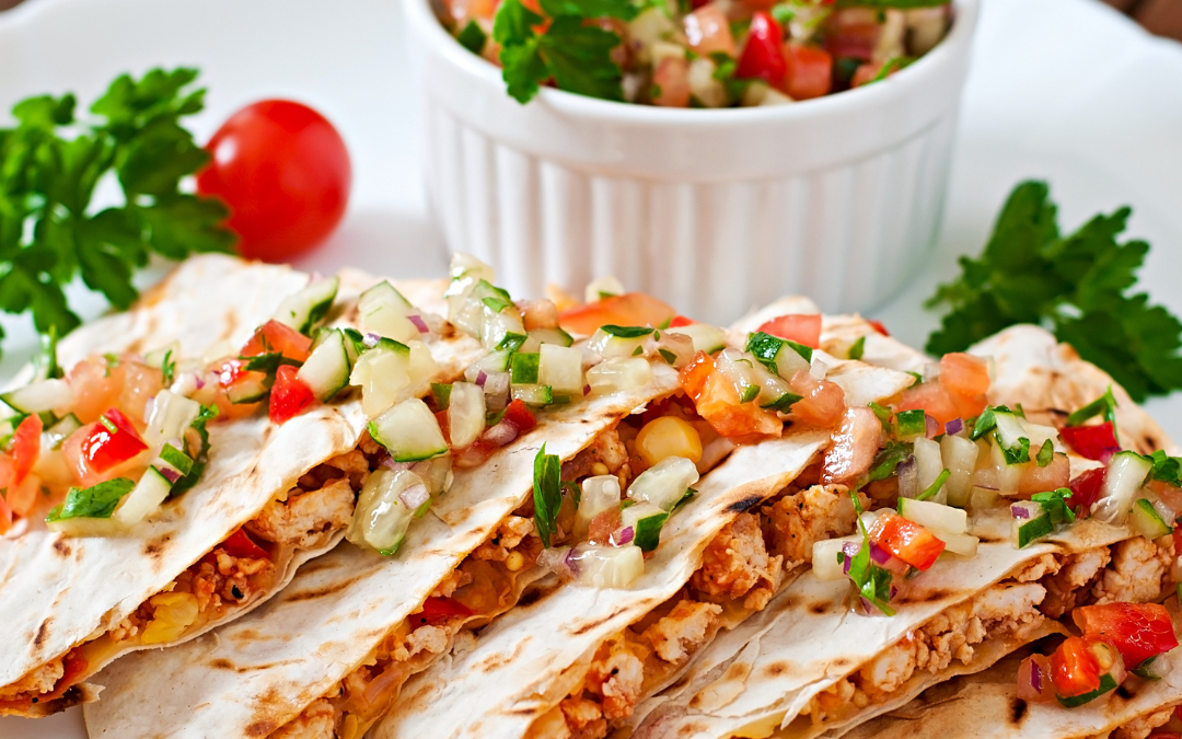 Gesunde Gemüse-Quesadillas