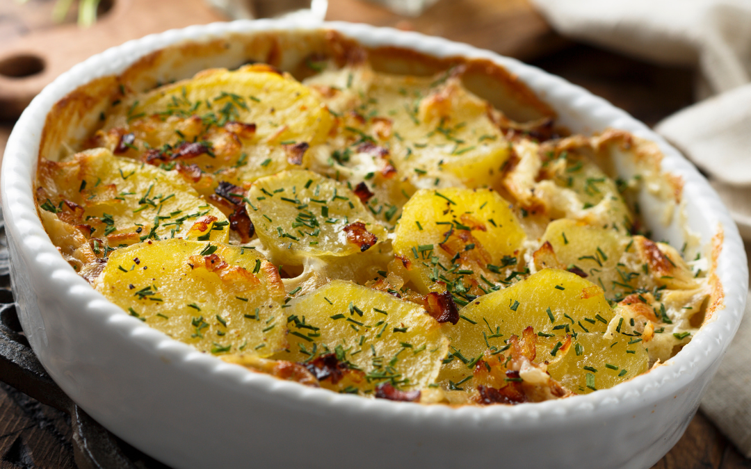 Gesunder Kartoffelgratin