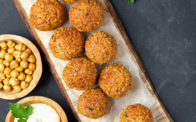 Gebackene Falafel-Bällchen
