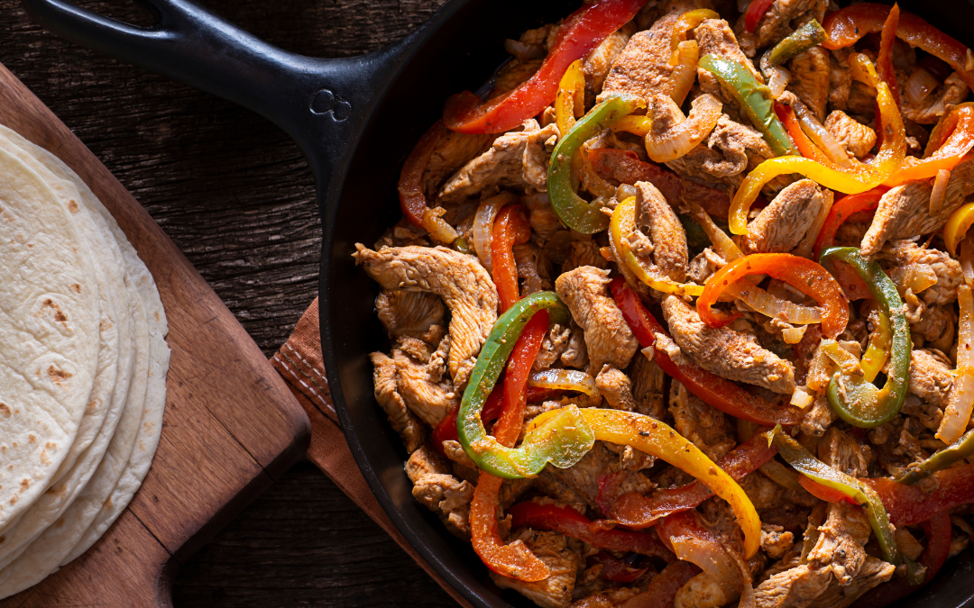 Gesunde Chicken Fajitas