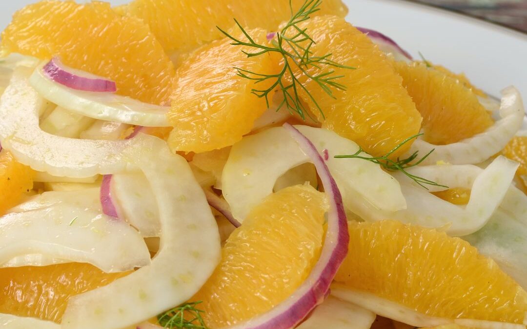 Leicht verdaulicher Fenchel-Orangen-Salat