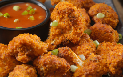 Gesunde Blumenkohl-Buffalo-Bites