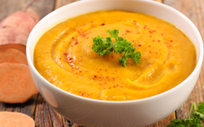 Geröstete Süßkartoffelsuppe