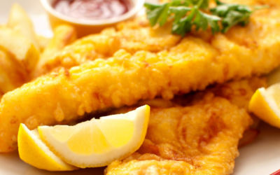 Gesunde Fish and Chips