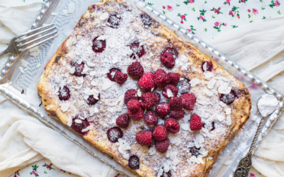 Gesunder Himbeer-Mandel-Kuchen