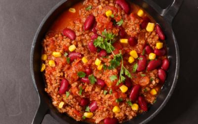 Low-Carb-Chili mit Bohnen und Mais