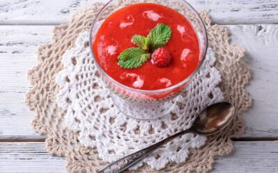 Erdbeer-Kiwi-Smoothie-Bowl
