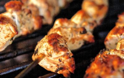 Hähnchen-Souvlaki mit Tzatziki