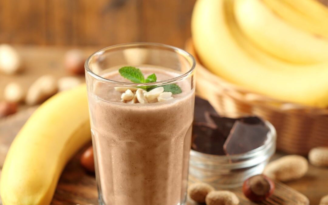 Schokoladen-Bananen-Abnehmshake