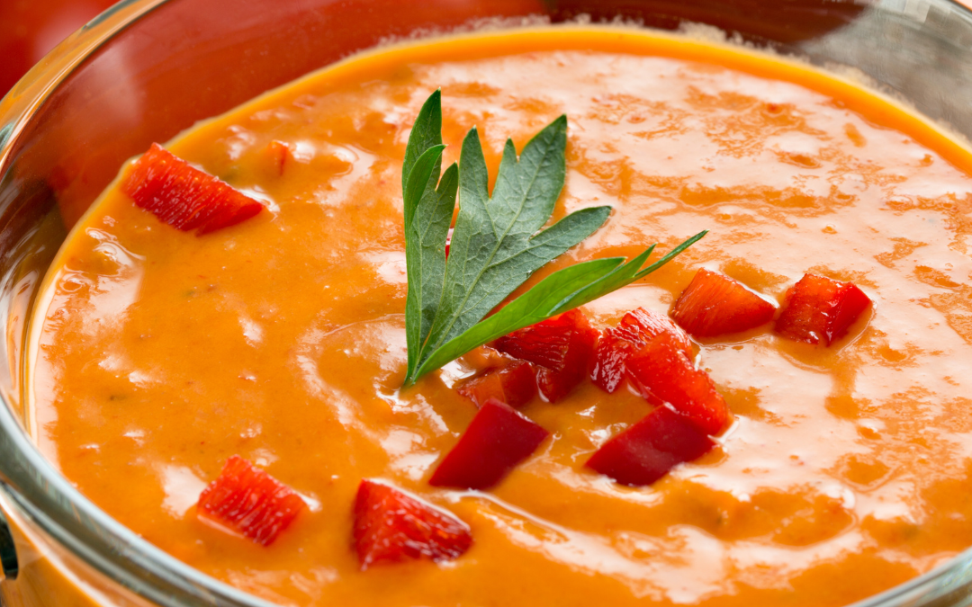Geröstete Paprika-Suppe