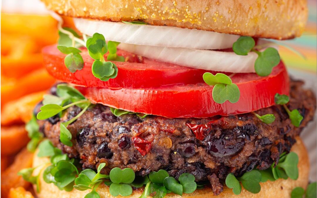 Süßkartoffel-Black-Bean-Burger