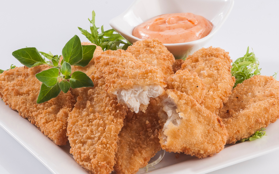 Gesunde Chicken Nuggets mit Blumenkohl-Panade