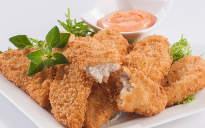 Gesunde Chicken Nuggets mit Blumenkohl-Panade