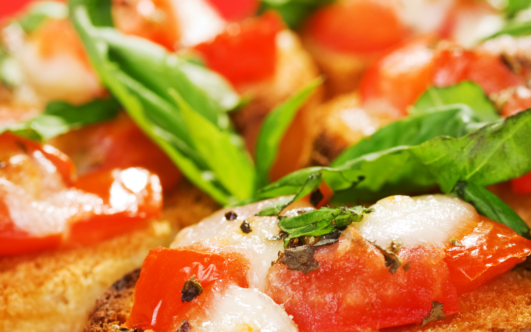 Blitzschnelle Tomaten-Mozzarella-Bruschetta