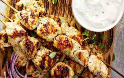 Griechisches Zitronenhähnchen mit Tzatziki