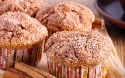 Gesunder Apfel-Zimt-Muffin