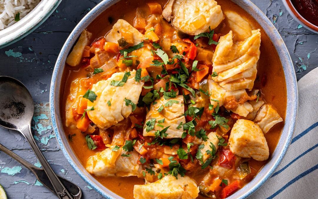 Eiweißreicher Spanischer Fischtopf