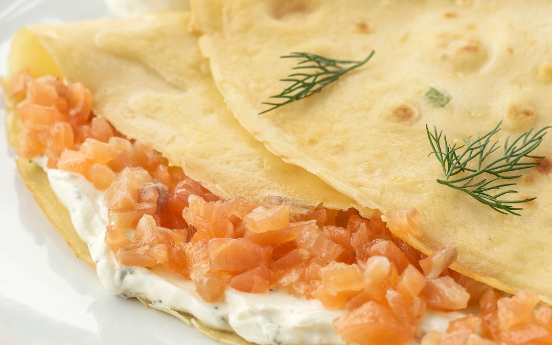 Schwedische Lachspfannkuchen
