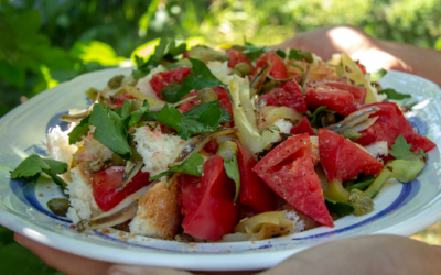 Italienischer Brotsalat (Panzanella)