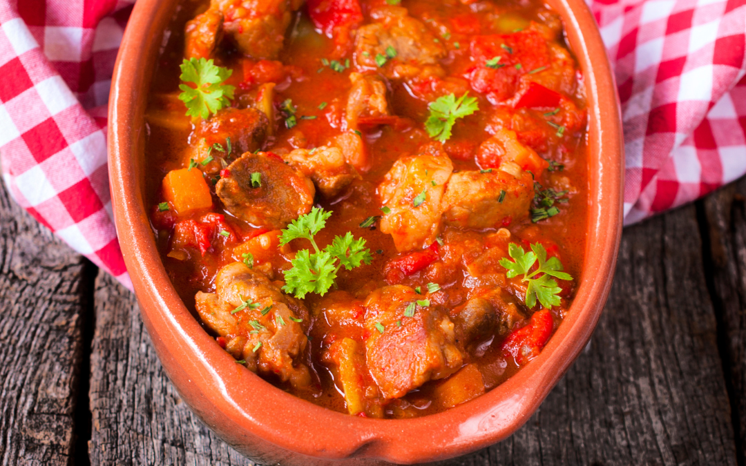 Leichtes Gulasch mit Pute