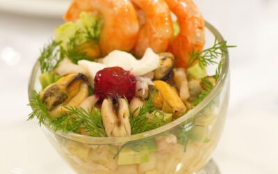 Griechischer Meeresfrüchtesalat