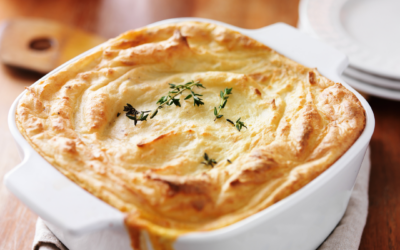 Gesunder Shepherd’s Pie mit Süßkartoffelkruste