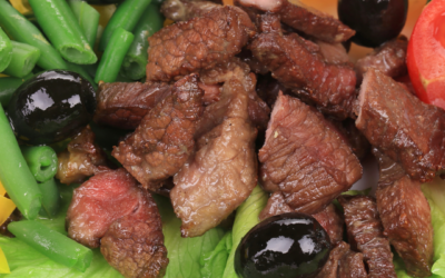Eiweißreiches Rinderfilet mit Bohnen-Salat