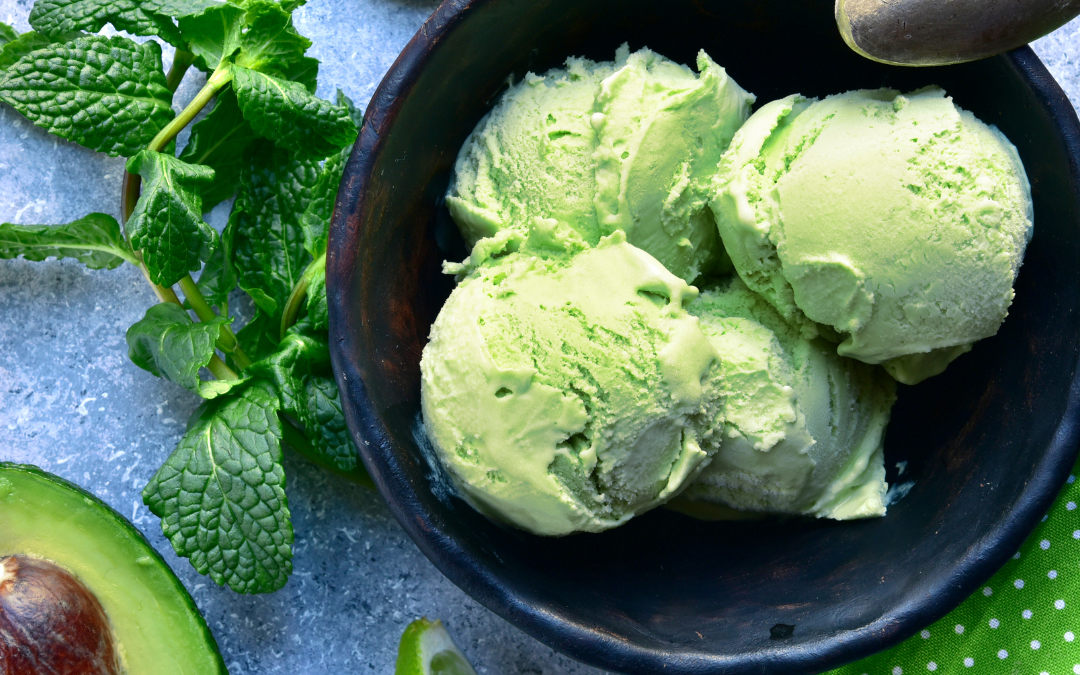Spektakuläre Avocado-Schoko-Eiscreme