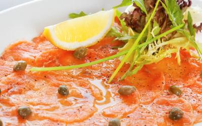 Figurbewusstes Zucchini-Lachs-Carpaccio