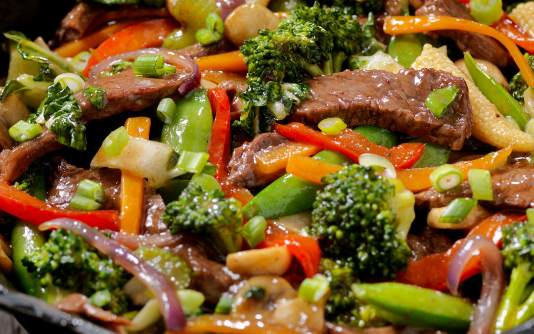 Figurfit Rindfleisch-Wok mit Brokkoli und Cashewkernen