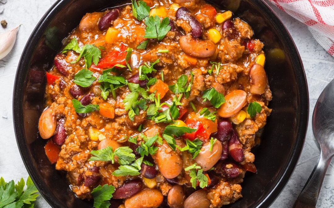 Vitalstoffreicher Süßkartoffel-Chili